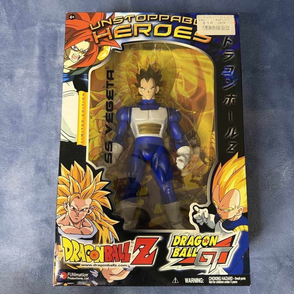DragonBall Action Figure SS Vegeta Unstoppable Heroes Movie Collection New